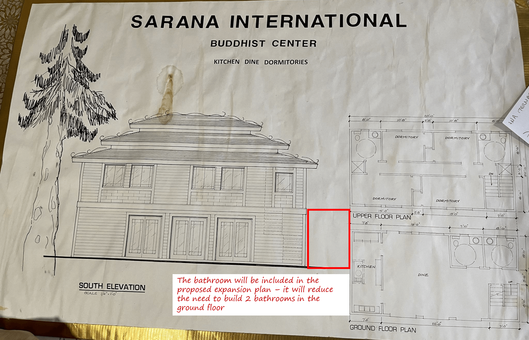 Overall plan for the dormatory